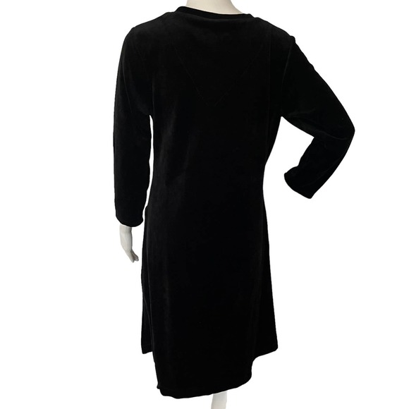 GUDRUN SJODEN LONG SLEEVE BLACK DRESS WITH POCKETS NEW with Tags Women Size S - Picture 3 of 14